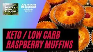How to make Keto / Low Carb Raspberry Muffins Recipe with Almond Flour!