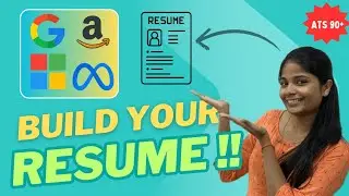 COMPLETE RESUME BUILDING VIDEO FROM SCRATCH | DEEKSHITHA TECH TALKS 🔥|