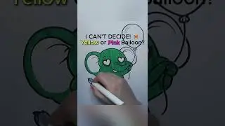 Relaxing Coloring of a Heart-Eyed Elephant 🎈💖 Cozy Stress Relief Art