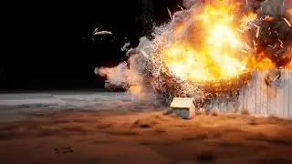 Barn Boom | VFX Scene in Houdini