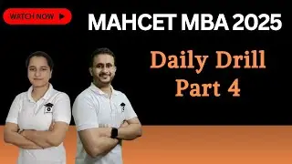 MAHCET MBA 2025 | Daily Drill - Part 4 | Abstract Reasoning | Complete Revision for MAHCET MBA