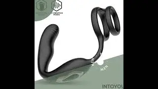 Bruce Prostate Massager 360&ordm; with Double Cockring with Vibration