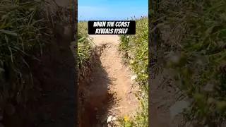 When the coast reveals itself - Camino Portuguese  #camino #caminoportugues #caminodesantiago