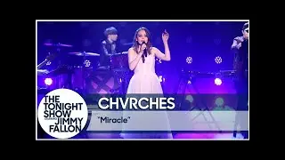CHVRCHES give a dazzling performance on 'The Tonight Show'
