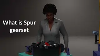 How Spur gear sets works | detail explanation in 3D