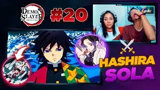 (OS BRABOS CHEGARAM 😱) | DEMON SLAYER - EPISÓDIO 20 (DUBLADO) 🇧🇷 | [React em Casal] 🔥