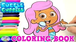 Bubble Guppies Coloring Book Nick Jr Show Molly Mermaid Episode Surprise Egg and Toy Collector SETC