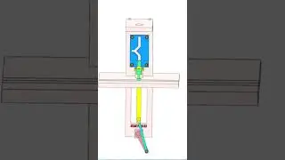 180 degree Flip Mechanism#design #solidworks #mechanism
