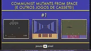 #1: Communist Mutants from Space (e outros jogos de Atari de CASSETE!)