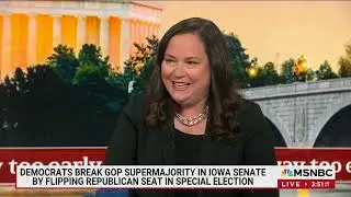 Heather Williams, DLCC President, was on Ali Vitali's Way Too Early Show