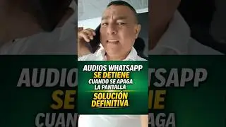 Audios de WhatsApp se detienen cuando se apaga la pantalla #whatsapptips #trucosdewhatsapp #whatsapp