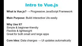 Intro to Vue js ( Vue js short & easy tutorial) #vuejs3