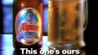 Alpine Lager Beer Commercial 1989 (New Brunswick)