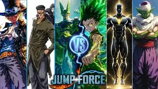 Prometheus Piccolo Gon Vs Cell Sabo Toguro Jump force gameplay anime Fight