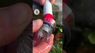 Quick Plumbing Trick! Duct Tape, Zip Tie and a Bottle! #tricks