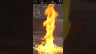Awesome Fire Vortex Appears During Fire Phobia Training