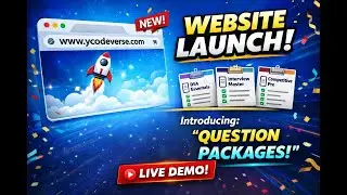 🚀 Website Launch! Question Packages Explained | Smarter Coding Practice