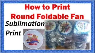 How to Print Round Foldable Fan