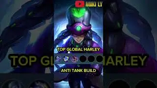 Harley ANTI-TANK Build! 🛡️ Melt Fighters and Tanks easily! #shorts #mlbb #mobilelegends