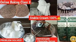 BAKING CLASS FOR BEGINNERS | Decorate A Simple Cake Step By Step | birthday decoration ideas at home