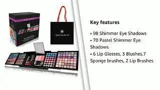 SHANY Beauty Book Makeup Kit &ndash; All in one Travel Makeup Set - 35 Colors Eye shadow, Eye brow blushes