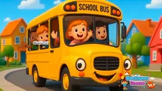 School Bus Song for Kids 🚍 | Fun Cartoon Rhymes | Beckman Toons