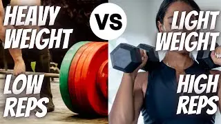 Heavy Weights, Low Reps vs. Light Weights, High Reps (Beginner Advice)