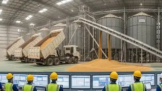 Inside a Modern Rice Factory &ndash; From Raw Rice to Finished Products  (Full Process)