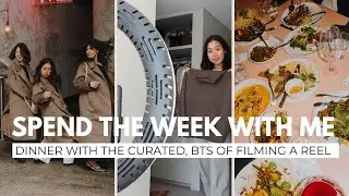 VLOG | What I Wore, Dinner w/ The Curated, Filming Reels, The Curated Classic Bag Comparison