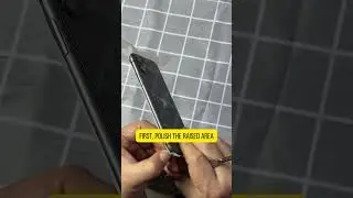 How to repair iphone 11 bezel frame and paint color ?
