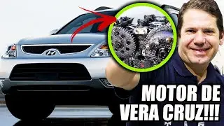 QUASE 1KG DE BORRA!!😱🔥 V6 DE HYUNDAI VERA CRUZ COM MUITA BORRA!! FICOU ZERO!!