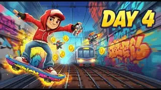 subway surfer gameplay live day 4 night time