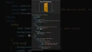 Flip image with text using 