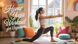 ✨Try quick Yoga Home Workout to boost energy, burn calories & relax your mind! #yoga #yogapractice