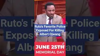 Ruto's Favorite Police Exposed For Killing Albert Ojwang.