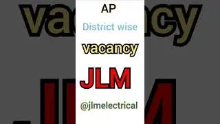 ap jlm district wise vacancies 2023 #shotrs #jlmelectrical #viralvideo