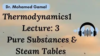(3) شرح جداول المياه أو جداول البخار water tables or steam tables  ديناميكا حرارية Thermodynamics