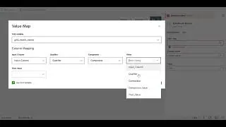Matillion Share Map Values Grid Variables