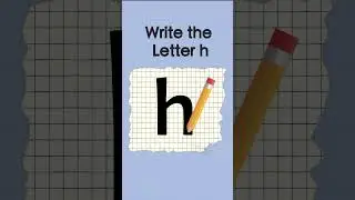 Learn Letter H | Learn to Write | Educational Video | kiddies Ahead