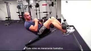 BANCO PARA GIMNASIO ABDOMINAL PLEGABLE