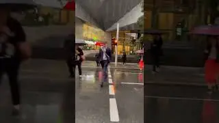 A Rainy day in Perth, going for work #perthcbd #rainyday #perthtour #perthwa .