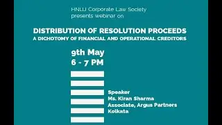 Distribution of Resolution Proceeds: Dichotomy of Fin and Operational Creditors - Ms. Kiran Sharma