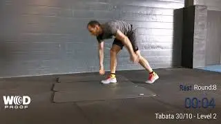 Tabata Workout 16 min 30/10 interval (Level 2/2)
