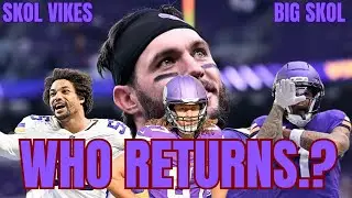 WHICH MINNESOTA VIKINGS WILL RETURN: Jalen Nailor, Harrison Smith, Hockenson, Eric Wilson.?