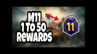MONTH 11 ROYALE PASS 1RP TO 50RP ALL REWARDS | M11 ROYALE PASS BATTLEGROUND MOBILE INDIA |