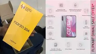 Realme Narzo 20A Unboxing 🙄 - Flipkart Diwali Sale 🪔 !!