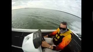 zim fishing trip with Pontoon 21 and Damiki Products