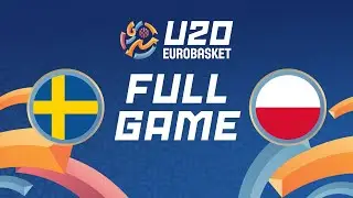 Round of 16 | Sweden v Poland | Full Basketball Game | FIBA U20 Women's EuroBasket 2025