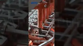 Welded Gabion Box Machine 4.5mm Wire 50*50mm Grid Mesh Welding Machine #gabion #weldingmachine