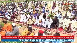 TABASKI &Agrave; PARAKOU: Les jeunes leaders de l'Up et leurs partenaires offrent des b&oelig;ufs aux musulmans